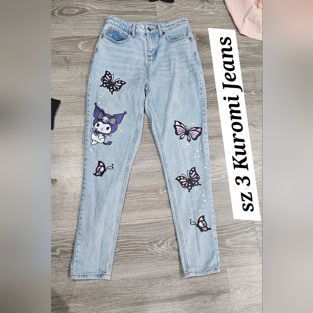 Size 3 Kuromi jeans from hottopic